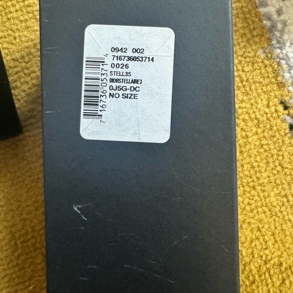 CHRISTIAN DIOR Silver Aviator Sunglasses stellaire NEW - Picture 4 of 6